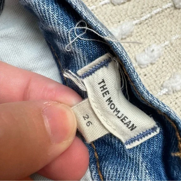 Madewell the momjean blue jeans size 26 - Picture 8 of 11